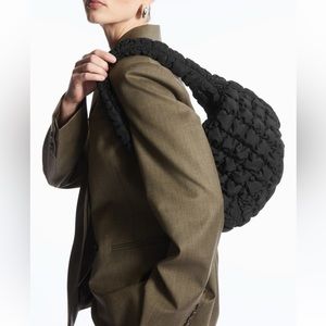 COS Quilted Recycled Polyester Shoulder Bag